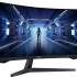 34" Монитор Samsung Odyssey G5 C34G55TWWI,  3440x1440,  VA,  165Гц,  1хHDMI,  1хDP,  изогнутый, черный [lc34g55twwixci]